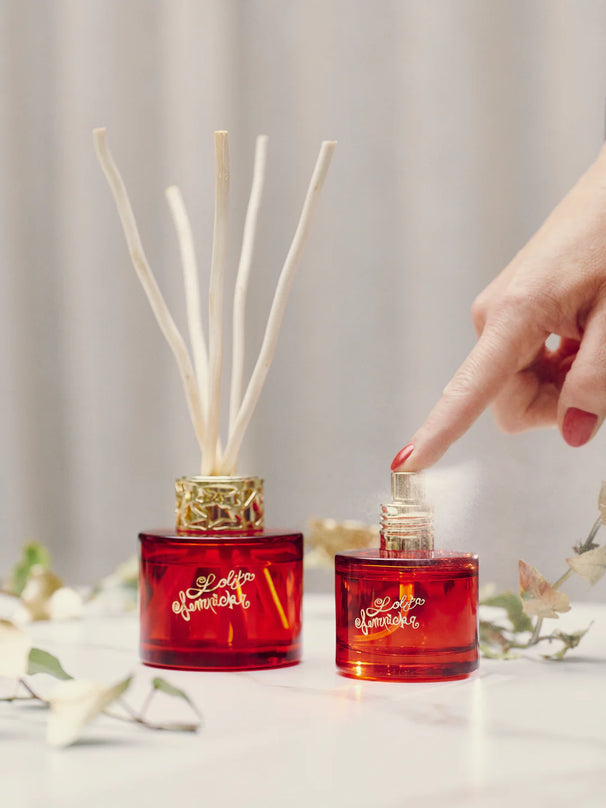 Maison Berger Geschenkset Duo Lolita Lempicka Sweet - Duftstäbchen 80 ml & Raumspray 50 ml - Rot