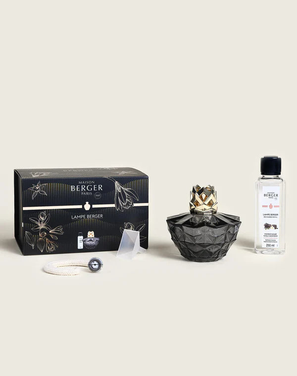 Maison Berger Geschenkset - Duftbrenner Splendeur Vanillée / Vanilla Magnificence - Schwarz