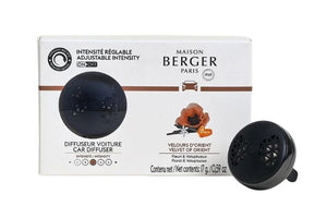 Maison Berger Autodiffuser Metall/Keramik 4,5cm-ON/OFF Schwarz-Velvet Orient