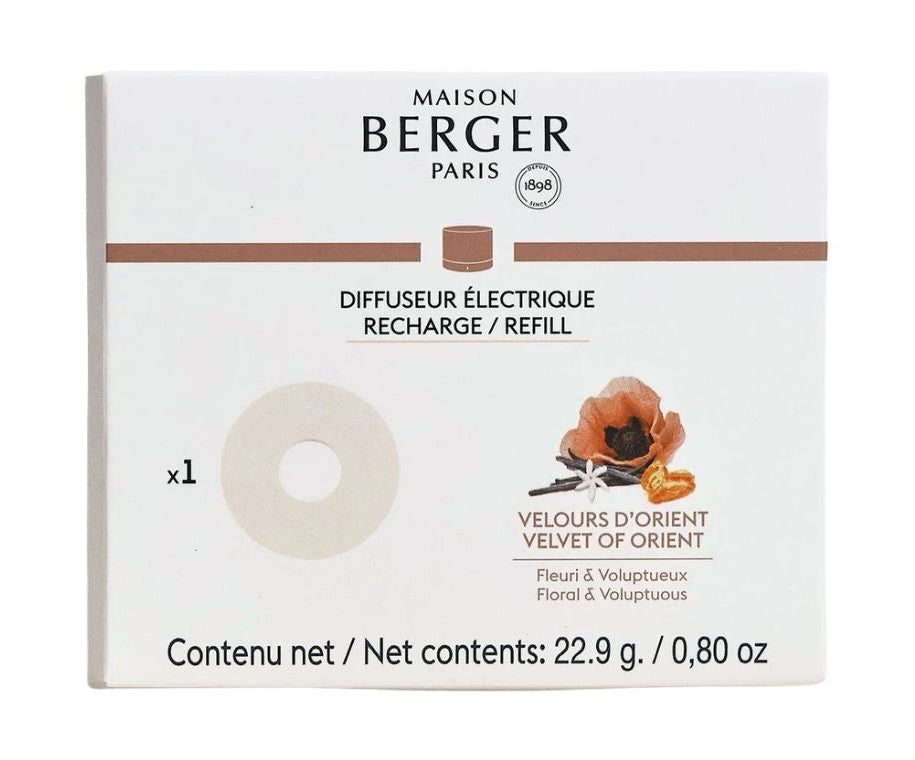 Maison Berger Nachfüllung Keramik 8,6cm - Nomad Duftfüllung - Velvet Orient Weiß