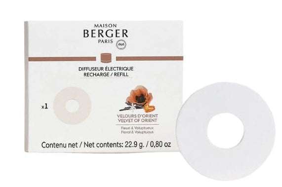 Maison Berger Nachfüllung Keramik 8,6cm - Nomad Duftfüllung - Velvet Orient Weiß