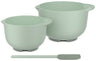 Mepal Rührschüsselset Chef It Nordic Sage 3-teilig - Rührschüssel 1,5 & 3 Liter + Spatel