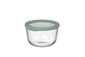 Mepal Glas Frischhaltedose Cirqula Nordic Sage Rund - 1 Liter