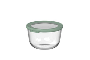 Mepal Glas Frischhaltedose Cirqula Nordic Sage Rund - 1 Liter