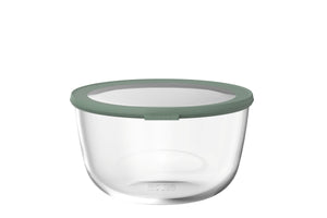 Mepal Glas Frischhaltedose Cirqula Nordic Sage Rund - 3 Liter