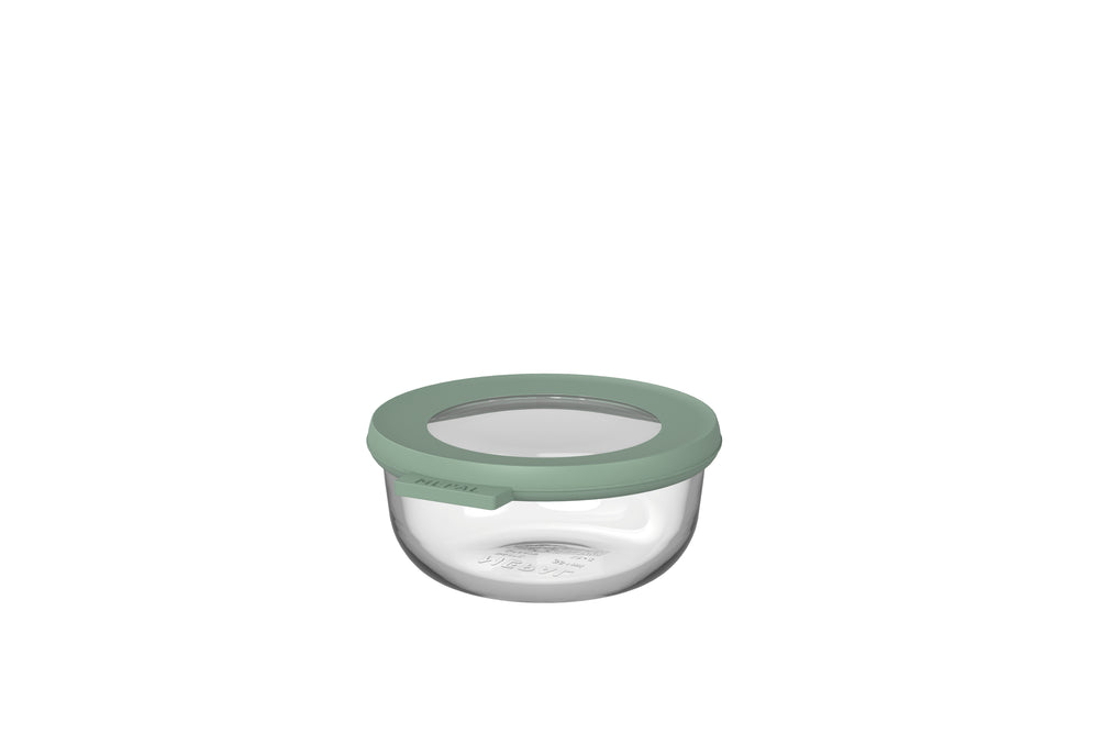 Mepal Glas Frischhaltedose Cirqula Nordic Sage Rund - 350 ml