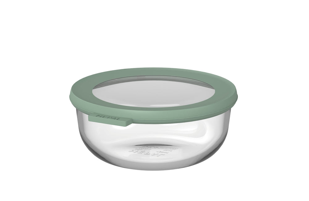 Mepal Glas Frischhaltedose Cirqula Nordic Sage Rund - 750 ml