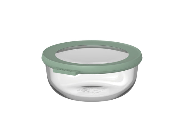 Mepal Glas Frischhaltedose Cirqula Nordic Sage Rund - 750 ml