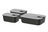 Mepal Vorratsdosen EasyClip Nordic Black 3-teilig - 2x 700 ml + 1,5 Liter