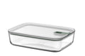 Mepal Auflaufform / Lasagneform mit Deckel EasyClip Nordic Sage - Glas - 2,25 Liter