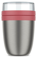 Mepal Thermos Joghurtbecher / Lunchpot Ellipse Vivid Mauve - 500 ml + 200 ml