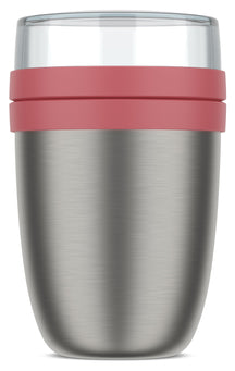 Mepal Thermos Joghurtbecher / Lunchpot Ellipse Vivid Mauve - 500 ml + 200 ml
