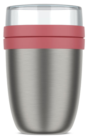Mepal Thermos Joghurtbecher / Lunchpot Ellipse Vivid Mauve - 500 ml + 200 ml