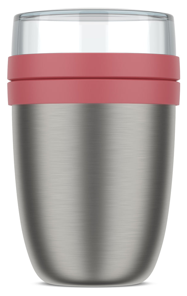 Mepal Thermos Joghurtbecher / Lunchpot Ellipse Vivid Mauve - 500 ml + 200 ml