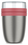 Mepal Thermos Joghurtbecher / Lunchpot Ellipse Vivid Mauve - 500 ml + 200 ml