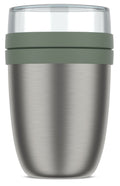 Mepal Thermos Joghurtbecher / Lunchpot Ellipse Nordic Sage - 500 ml + 200 ml