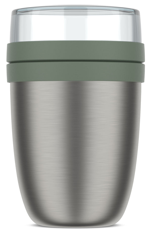 Mepal Thermos Joghurtbecher / Lunchpot Ellipse Nordic Sage - 500 ml + 200 ml