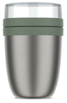 Mepal Thermos Joghurtbecher / Lunchpot Ellipse Nordic Sage - 500 ml + 200 ml