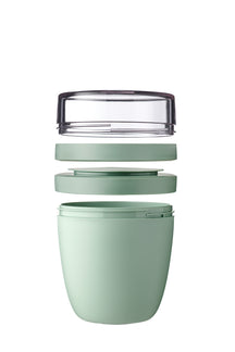 Mepal Joghurtbecher / Lunchpot Ellipse Nordic Sage - 500 ml + 200 ml