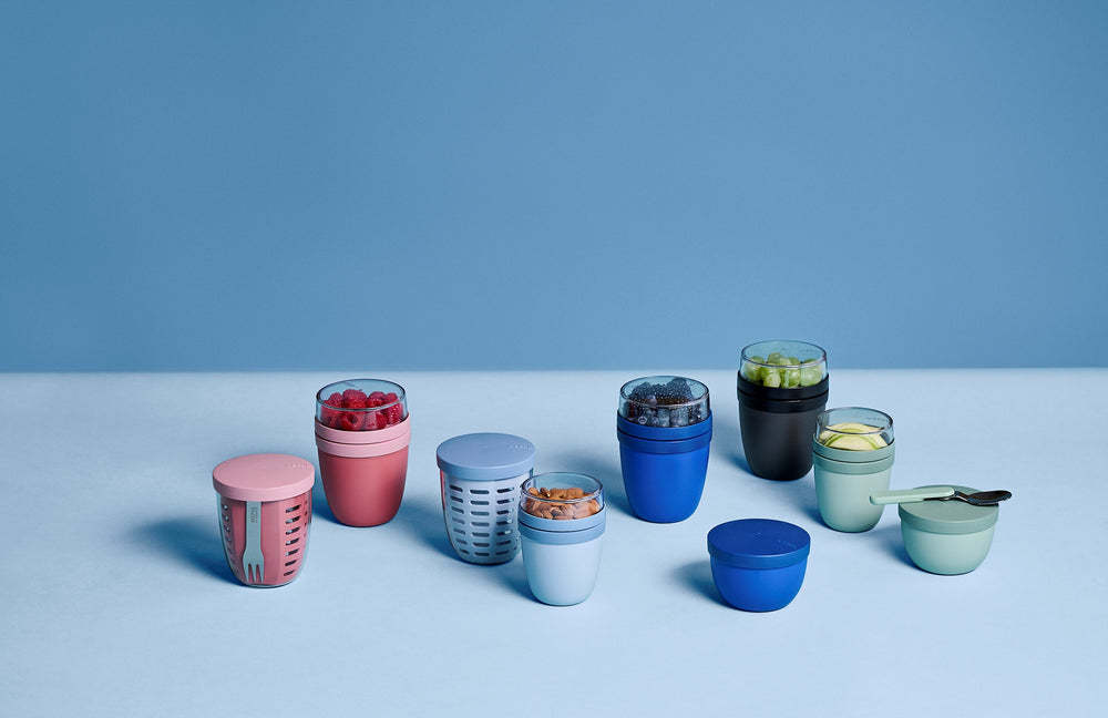 Mepal Joghurtbecher / Lunchpot Ellipse Nordic Sage - 500 ml + 200 ml