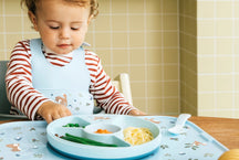Mepal Kindergeschirrset Mio Forest Friends 3-teilig - Teller, Trinkbecher und Löffel