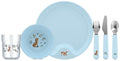 Mepal Kindergeschirrset Mio Forest Friends 6-teilig - Besteck, Teller, Schüssel und Glas