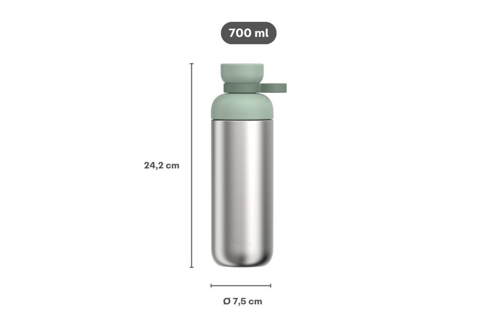 Mepal Trinkflasche Vita Vivid Mauve - Edelstahl - 700 ml