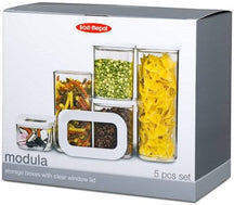 Mepal Vorratsbehälter Set Modula Weiß 7-teilig