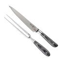 Messermeister Tranchierset Avanta Damascus 2-teilig - Fleischmesser & Fleischgabel - 67 Lagen Damaststahl