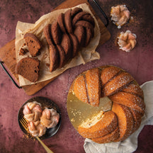 Nordic Ware Gugelhupfform Geflochten / Braided Bundt Gold - Aluguss - ø 27 cm