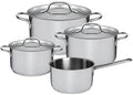 Sola Topfset Mirage - Edelstahl - Kochtopf ø 16, 18, 20 cm & Stielkasserolle ø 16 cm - Induktionsgeeignet - 4-teilig