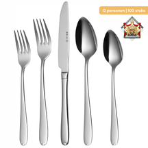 Sola Besteckset Fleurie - 18/10 Edelstahl - 100-teilig / 12 Personen