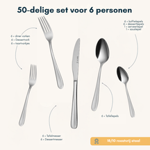 Sola Besteckset Florence 50-teilig