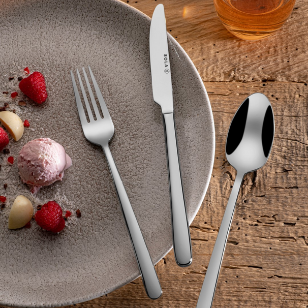 Sola Besteckset Donau - 18/10 Edelstahl - 24-teilig / 6 Personen