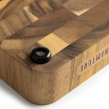 Namture Schneidebrett Akazie Classic - 45 x 30 cm - Holz Schneide- und Vorbereitungsbrett