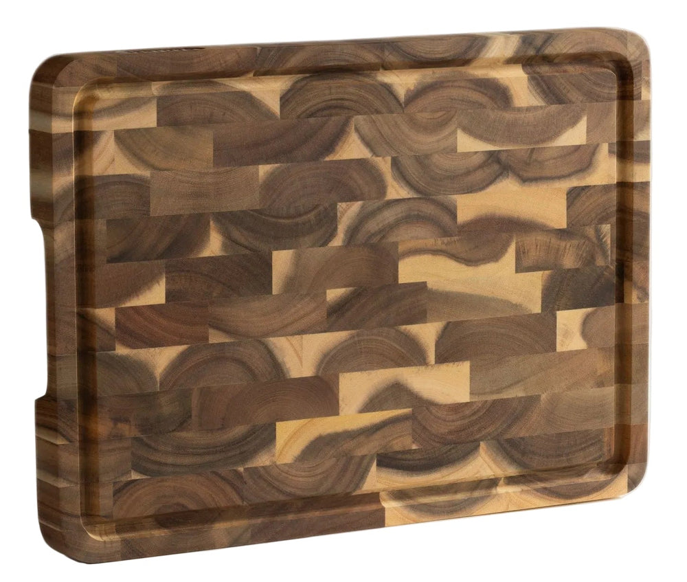 Namture Schneidebrett Akazie L - 33 x 24 cm - Holz Schneide- und Vorbereitungsbrett