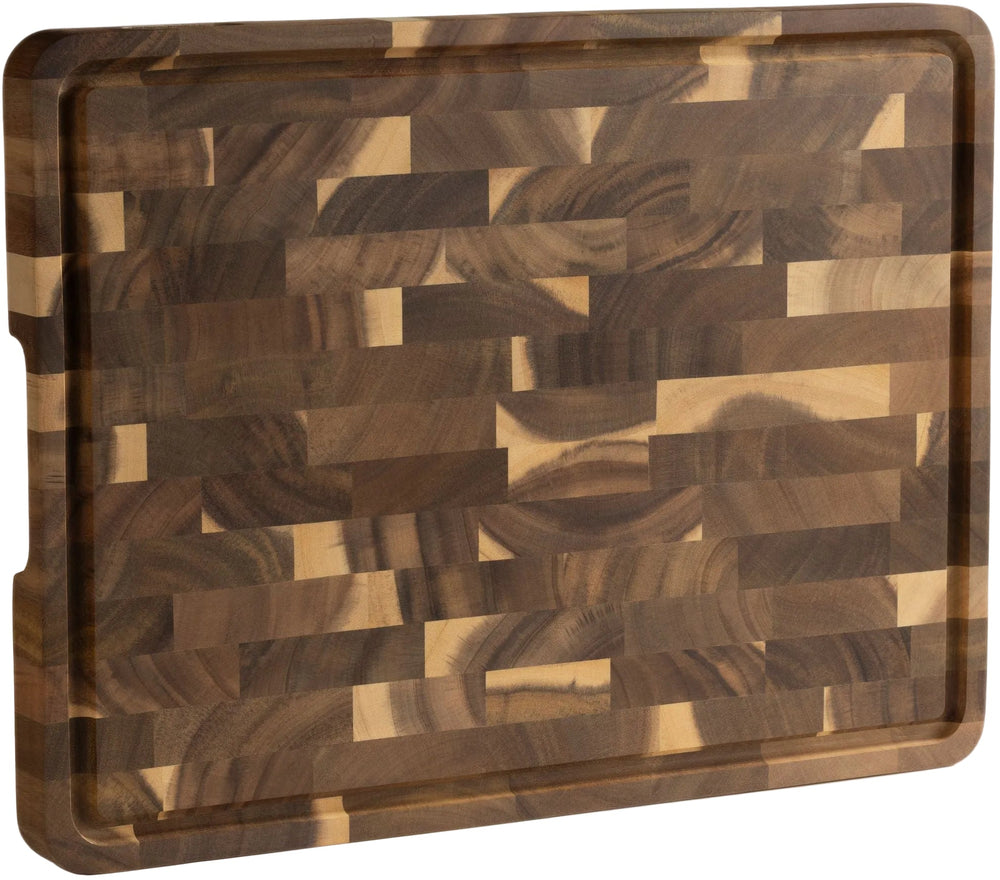 Namture Schneidebrett Akazie XL - 40 x 30 cm - Holz Schneide- und Vorbereitungsbrett