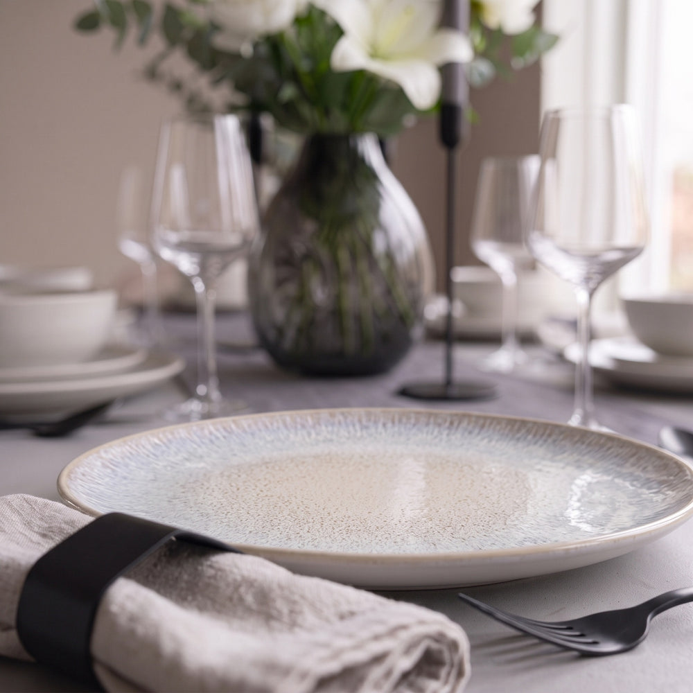 Cookinglife Dinerborden Nola Beige ø 27 cm - 6 Stück