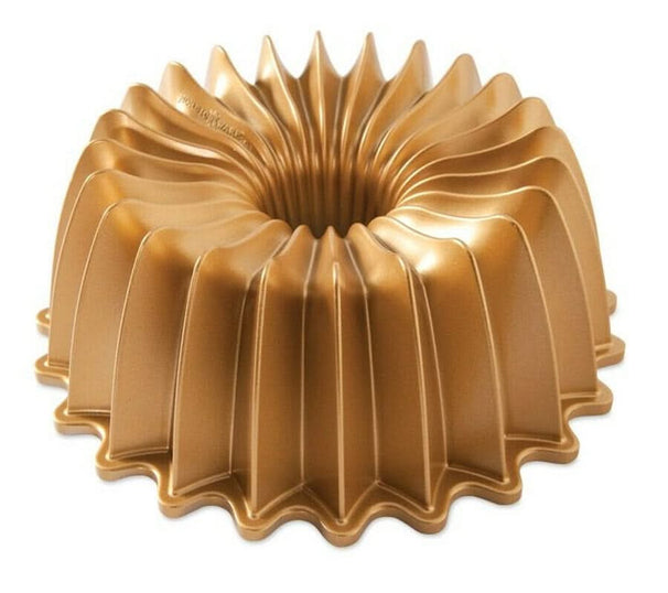 Nordic Ware Gugelhupfform Brilliance Bundt Gold - Aluguss - ø 26 cm