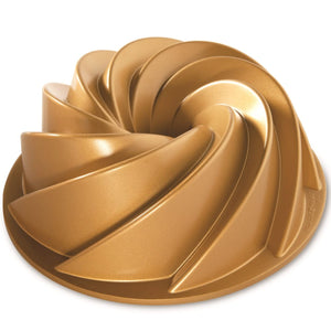 Nordic Ware Gugelhupfform Heritage Bundt Gold - Aluguss - ø 26 cm