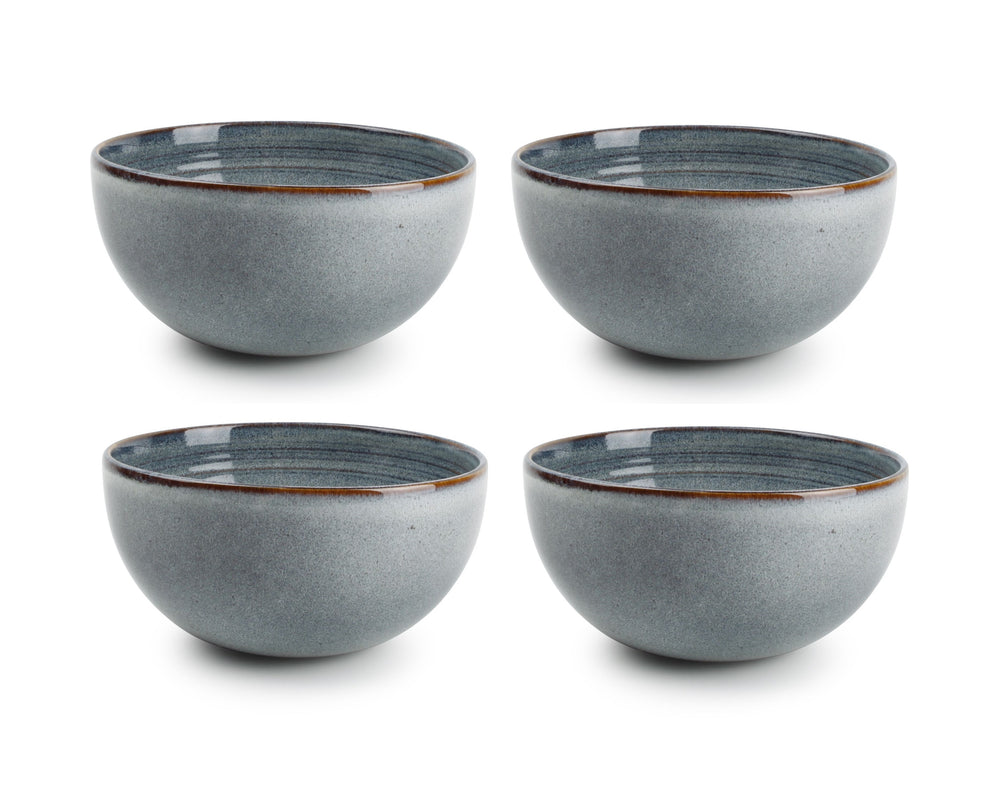 ONA Suppenschalen / Schalen Duna Blue ø 14 cm - 4 Stück