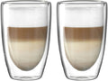 Leonardo Doppelwandige Latte Macchiato Gläser Duo 400 ml - 2 Stück