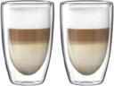 Leonardo Doppelwandige Latte Macchiato Gläser Duo 400 ml - 2 Stück