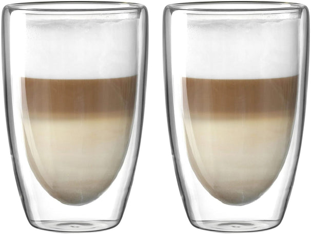 Leonardo Doppelwandige Latte Macchiato Gläser Duo 400 ml - 2 Stück