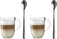 Leonardo Latte Macchiato Gläser - Napoli 380 ml + 2 Löffel - Hitzebeständig