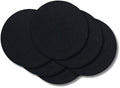 Cookinglife Untersetzer - Veganes Leder - Schwarz - ø 10 cm - 6 Stück