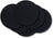 Cookinglife Untersetzer - Veganes Leder - Schwarz - ø 10 cm - 6 Stück