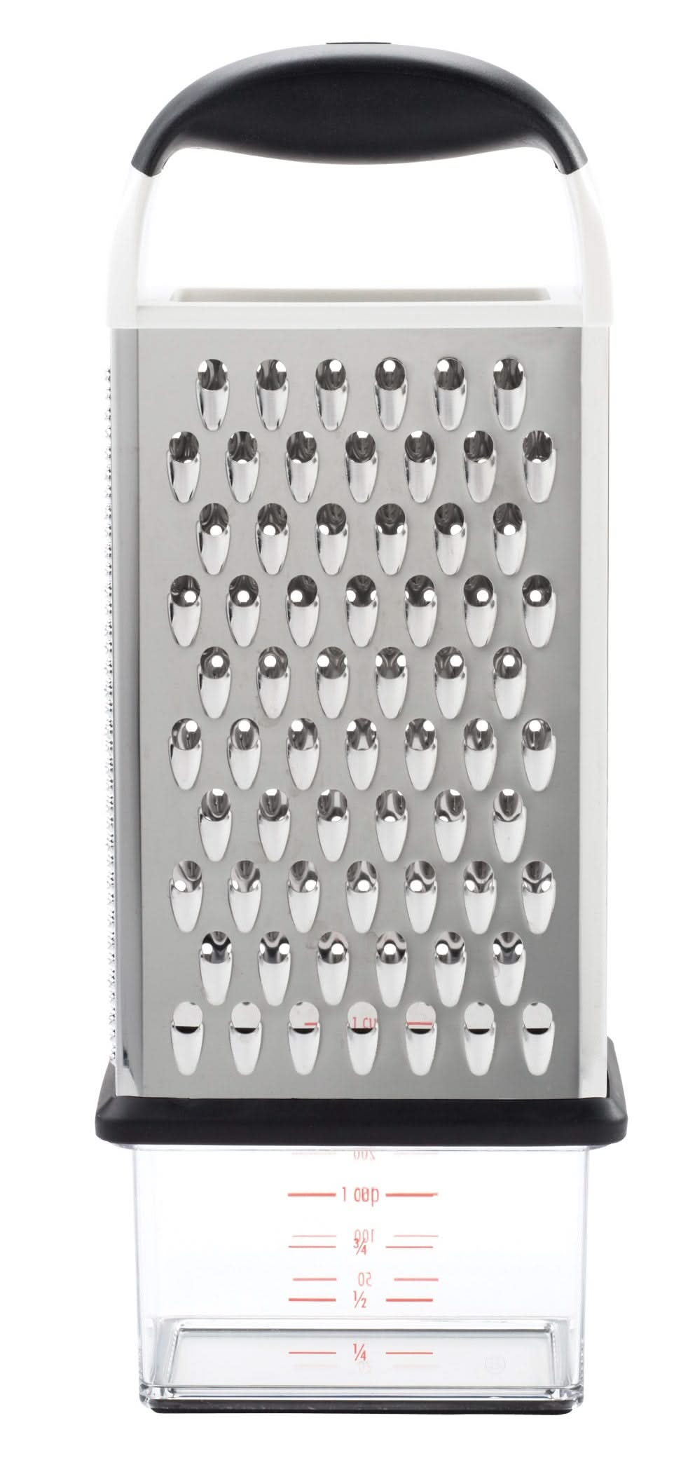 Oxo Good Grips Reibe Edelstahl Santoprene 25 cm - Käsereibe Zitrus