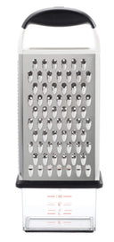 Oxo Good Grips Reibe Edelstahl Santoprene 25 cm - Käsereibe Zitrus