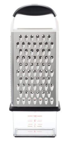 Oxo Good Grips Reibe Edelstahl Santoprene 25 cm - Käsereibe Zitrus